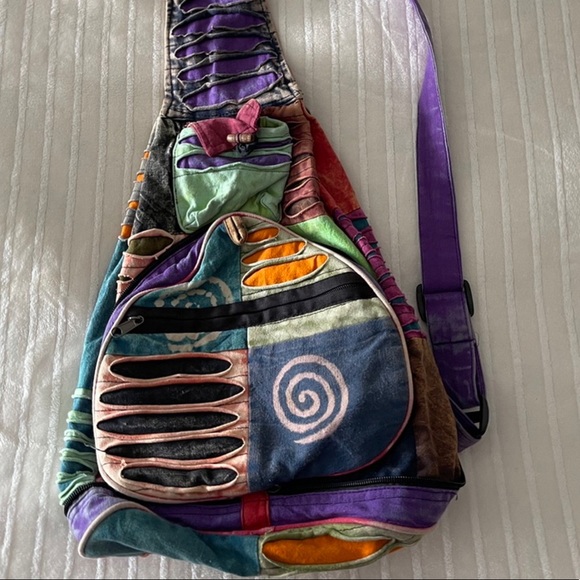Amazing fairy patchwork backpack - Picture 2 of 2